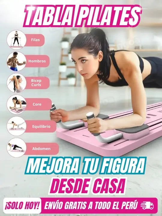 Tabla de Pilates Todo en Uno para Entrenar en Casa