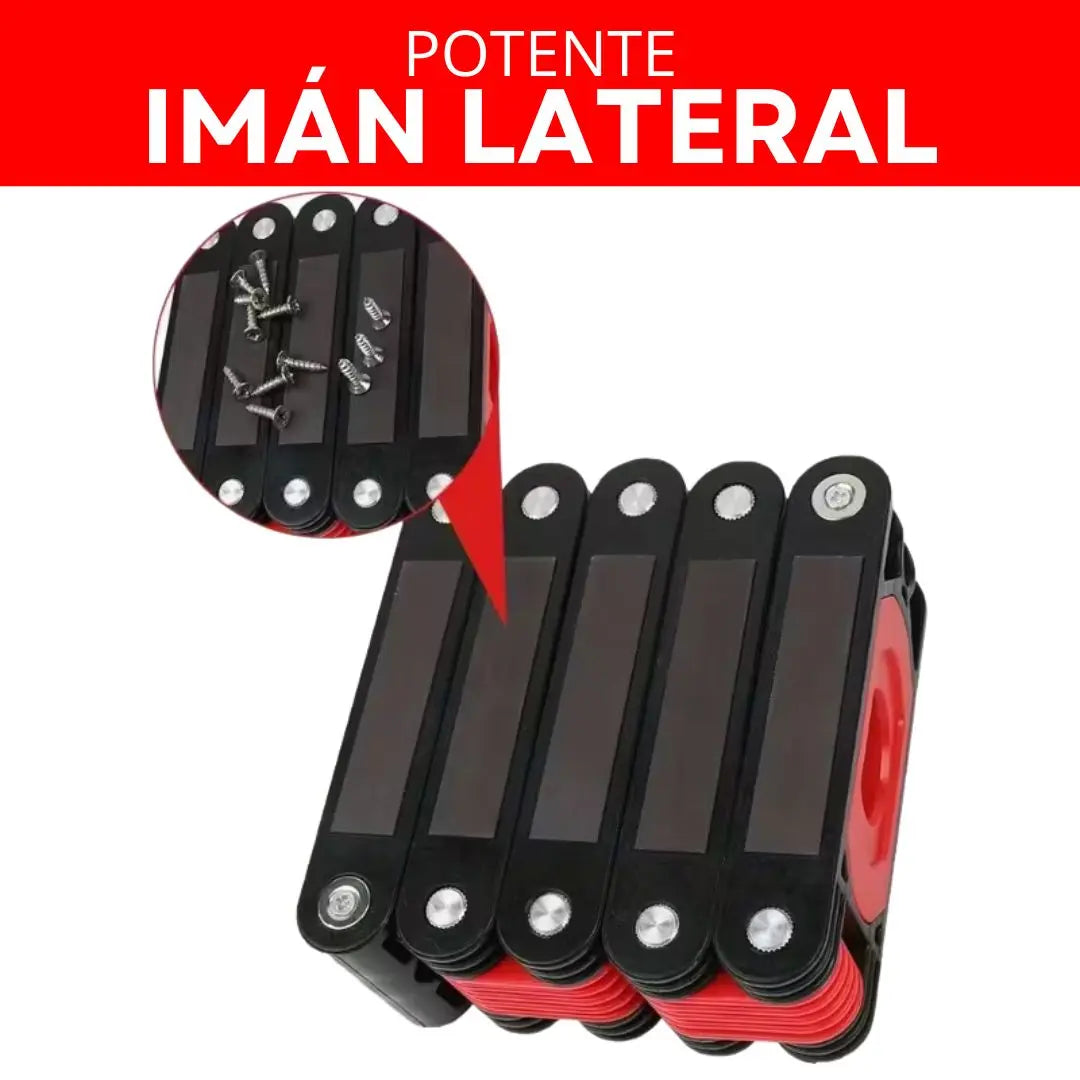 NIVEL DE MANO PLEGABLE MAGNÉTICO MUTIFUNCIONAL - 60cm